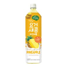 웅진 요거새콤 파인애플 1.5L 낱개 / 4페트, 4개