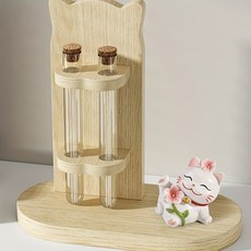 펫티모 고양이 수염 유리 보관함 집사님 선물 고양이 추모, 1개
