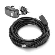 (EzNet 이지넷 USB2.0 연장 리피터 케이블 (AM-AF 10M (NEXT-USB10PW/아답터포함 아답터포함/연장/리피터/이지넷/케이블, 단일 모델명/품번