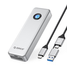 오리코 썬더볼트 4/3 호환 40Gbps M.2 NVMe 외장 SSD 케이스 OUM2-U4, 1개