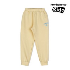 뉴발란스 키즈 에센셜 기모 아동바지 옐로우 NK9LC4101U-30
