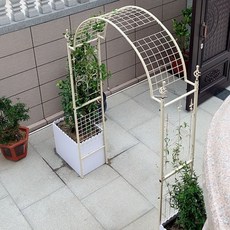 슈퍼앤 정원 장미 아치 대문 꾸미기 가든아치 넝쿨 지지대 옥상 포도나무 대형
