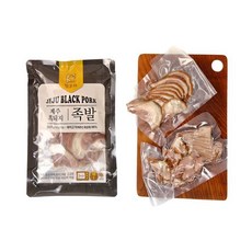 탐모라 제주 흑돼지 순살족발 간편안주 (새우소스1팩), 150g, 4개