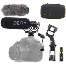 DSLR 캠코더 스마트폰 태블릿 핸디레코더 노트북용 라이코트 듀오리어 쇼크 마운트 및 PERGEAR 클럭