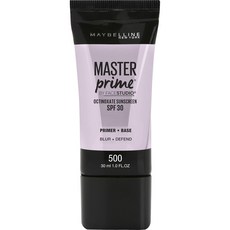 Maybelline New York Facestudio Master Prime Primer 메이블린 뉴욕 페이스스튜디오 마스터 프라임 프라이머 메이크업 블러+ 디펜드 1fl.o, 1-Count, Blur+ Defend, 1개