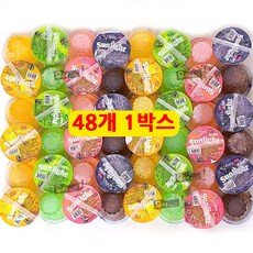 썬라이트 망고 사과 포도 복숭아 혼합 180ml 48개 1박스 젤리 쥬스 간식 얼려먹는 여름 과자 문방구 음료