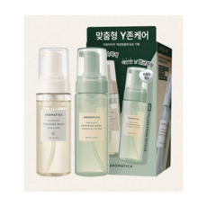 1+1 아로마티카 여성청결제 듀오 기획세트 퓨어앤소프트 170ml + 캐모마일&티트리 170ml 데일리케어 스페셜케어 저자극 순한 Y존케어 거품형