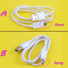 JCD 화이트 블랙 USB 충전 충전기 플레이 케이블 리드 PS4 컨트롤러 XBOX ONE 1M, B Long White