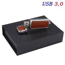 USB 플래시 3 0 선물 메모리 상자 고속 생일 드라이브 128GB 가죽 스틱 로고, E, 04 128GB