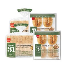 삼립 Bread31 31가지 곡물과씨앗 식사빵 4봉 맛보기 식빵2+프렌치롤2, [Bread31] 식사빵 2봉+프렌치롤 2팩