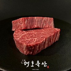 대호축산 국내산 마장동 소고기 한우 안심 스테이크 [BMS9 등급] [원산지:[국내산]], 1개, 1kg