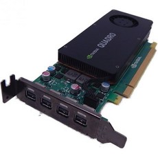 그래픽카드 PNY NVidia Quadro K1200 로우프로파일 PCIE 2.0 x 16DP 그래픽 카드 VCQK1200DP-PB 340133