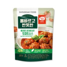 신세계푸드 [엄마맛집]올바르고 반듯한 베러미트 미트볼을 넣은 토마토소스 500g 겨울식재료 [방학][간단한끼][추억의맛]캠핑 혼밥 자취생필수템 워킹맘