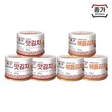 종가 깔끔한맛 맛김치 160g 캔 x 3개 + 고소한맛 볶음김치 689761