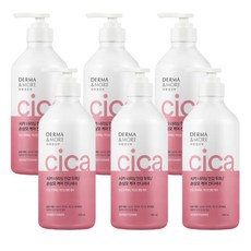 더마앤모어 시카 너리싱 컨디셔너, 600ml, 6개