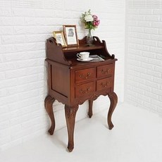 아트박스/스페이드가구 엔틱가구 진열장 수납 콘솔 미니뷰로 4D 서랍장, 본품