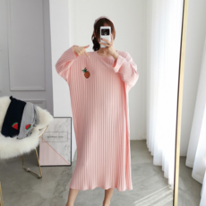 빅사이즈골지원피스잠옷