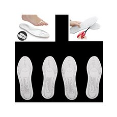 2켤레 메모리폼 깔창 깔창 쾌적성 유니섹스 사이즈 쿠션 발받침 뒤꿈치 충격방지