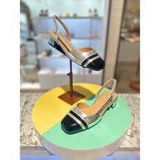 고세 여성 데일리 투톤 슬링백 OZO4S073 실버 3.5CM