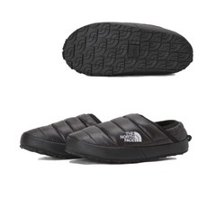 노스페이스 눕시 뮬 EX 블랙 NS93P62S 남여공용 방한화 패딩 슬립온 보온 신발 겨울