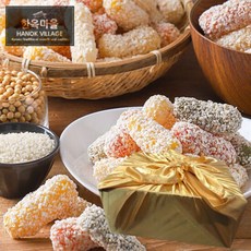 대용량 유과선물세트 유과1.5kg+보자기포장 1.5kg 1개
