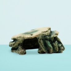 튼튼한 열대어 은신처 구피 인조 모형 돌바위 어항 꾸미기, 모형 고인돌)소, 1개