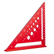 측정 눈금자 슬라이드 조합 사각 눈금자 목수 사각 도구 그리기 각도 선 플레이트 목공 광장, [03] 7 inch, 1개