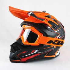 오프로드 오토바이 경주 산악 MTB 헬멧 하이브리드, S 밀키 레드불고글과 장갑