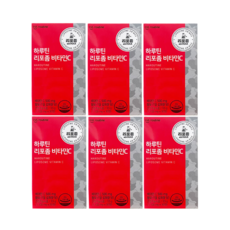 우리바이오 하루틴 리포좀 비타민C 1100mg 30정 6박스 6개월분, 30개, 6개