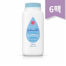 Johnsons 존슨즈베이비 옥수수전분 파우더 42g 6개 Pure Cornstarch Baby Powder