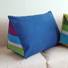 오리고 삼각쿠션 중형 5 colors (솜포함), 네이비 마리에타가든