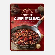 샘표 차오차이 스파이시블랙페퍼짜장, 180g, 10개