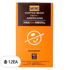 커피빈 캡틴 아메리카노 스틱커피, 900mg, 90개입, 12개