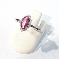 핑크토파즈반지