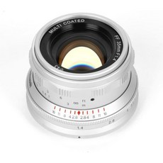 PERGEAR 35mm F1.4 풀프레임 수동 포커스 렌즈 캐논 EOSR 마운트 미러리스 카메라 EOS RR8 R6 R5C II R5 R3 블랙