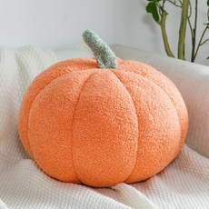 인테리어 호박 쿠션 북유럽 캐릭터 쇼파 베개 거실 대형 패브릭, 오렌지 호박, 20cm