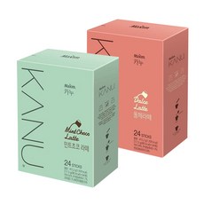 맥심 카누 돌체라떼 24T+민트초코라떼 24T