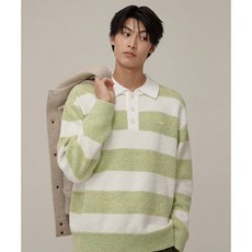 [커버낫]부클 얀 럭비 니트 2컬러 CO2403KT17