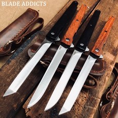 M390 Steel Custom Gentleman"s Hidden Knife Pocket Tactical Survival Folding Stiletto Knives Collec, 단일, 1개, C