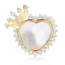 샤넬하트브로치