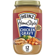 Heinz Homestyle Classic Chicken Gravy 12 oz Heinz Homestyle 클래식 치킨 그레이비 12oz, 1개, 340g