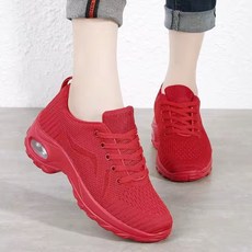 블라벨리 재즈화 라인댄스화 방송댄스화 줌바댄스화 슈즈 스포츠화 경량 사계절 운동화ZH706, 230, 레드(더블메쉬)