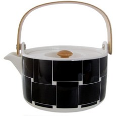 Marimekko (마리 멕코) Marimekko Teapot White Black 700ml, One Color_One Size, One Color_One Size, One Color