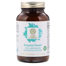 퓨어시너지 Pure Synergy 엔자임 효소 파워 풀 스펙트럼 소화 Enzyme 90캡, 1개