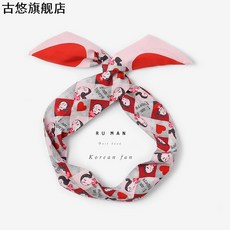 교차 와이어 심플 인싸템 여성 스위트 머리털을 누르다 결박함 반다나 헤어밴드 터번 INS 스윗 꼬임