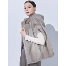 Celebshop Edition 셀렙샵 에디션 23FW 휘메일 풀스킨 밍크 후드베스트