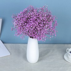 실내 말린꽃 장식품 진짜 천연 몸을 아끼지 않지 마라 빅 빔 안개꽃가지, 다잉 자색 안개꽃가지 마른 나뭇가지