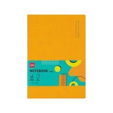 DELI) EN135L 칼라소프트커버 양장다이어리A5(80매 1권, 오렌지