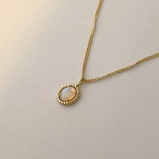 아투아 14k 클래식 오팔 목걸이