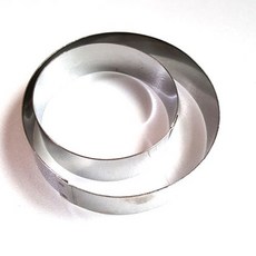 잉글리쉬 원형 머핀틀 7.5cm x 2.5cm, 1개